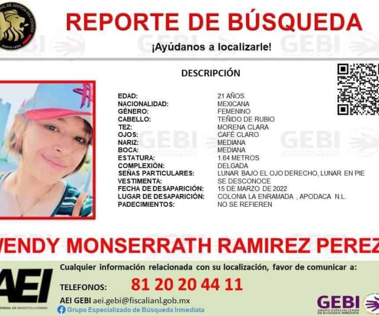 Desaparece otra joven en Apodaca