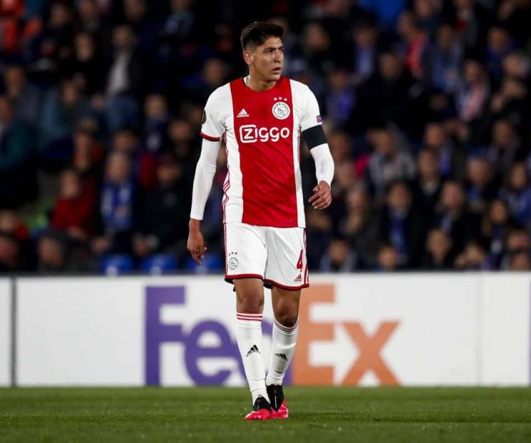 Se lesiona Edson Álvarez; no jugaría próximo duelo de Ajax