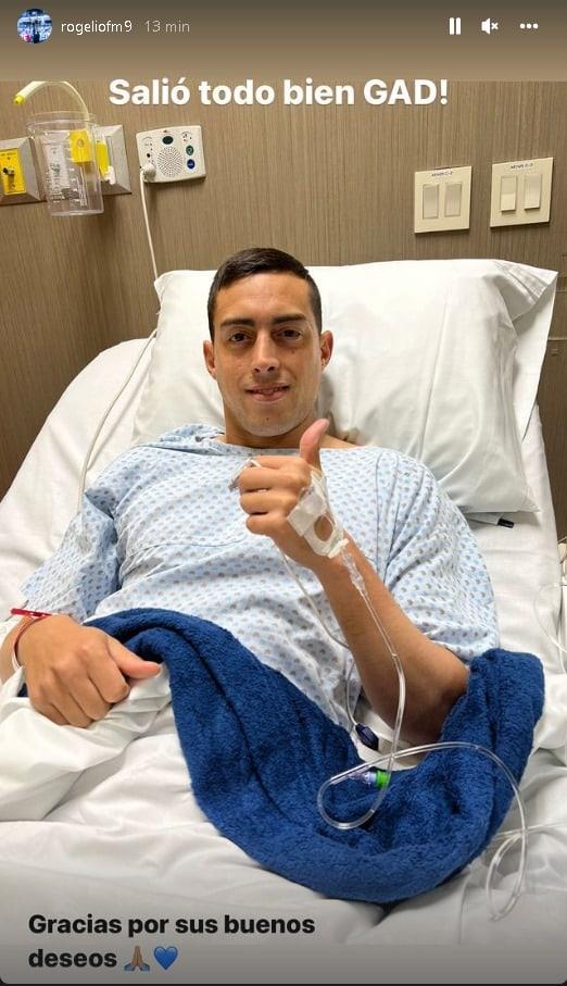 Funes Mori, bien tras operación