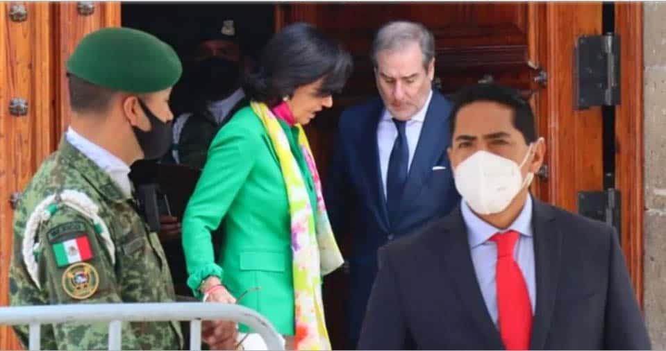 AMLO recibe a Ana Botín, presidenta de Grupo Santander