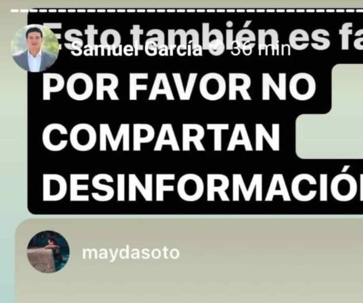 Especulan que fue violada; pide Samuel no desinformar