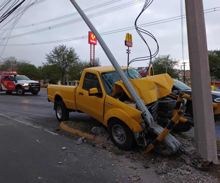 Estrellamiento deja un lesionado al sur de Monterrey