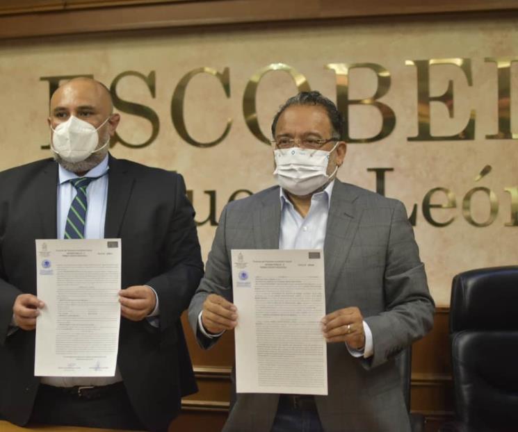 Formalizan IMSS y Escobedo donación de un predio
