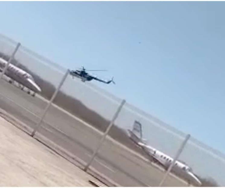 Se desploma helicóptero de la Marina