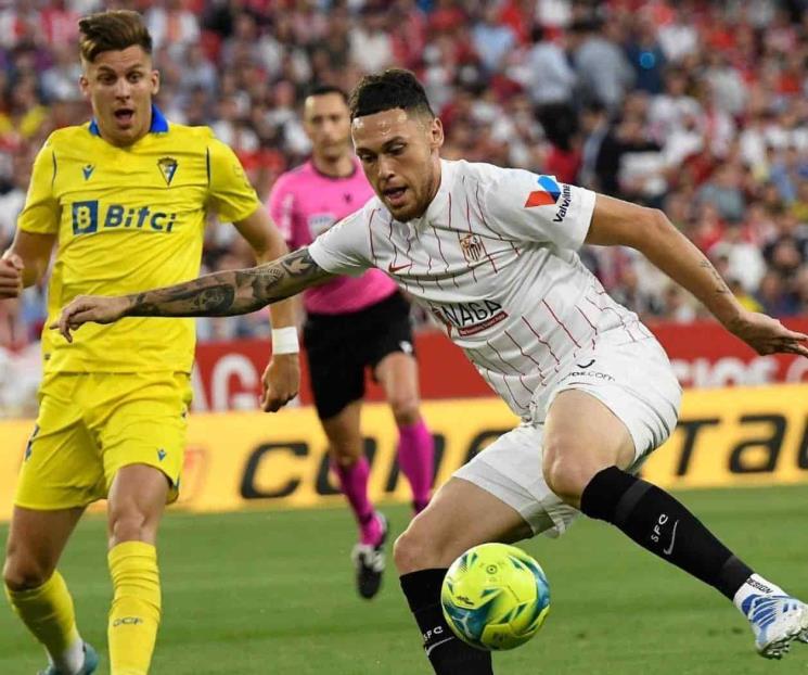 Empata Sevilla con Cádiz; ve minutos Tecatito