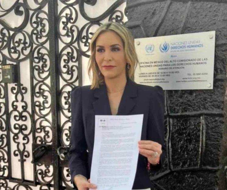 Acude Adalina Dávalos a interponer queja a la CNDH