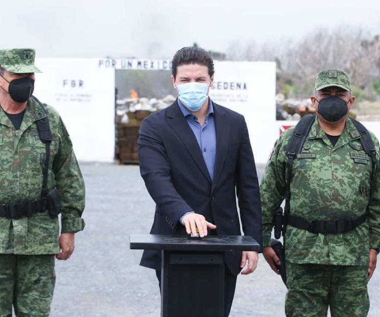 Incineran más de 12 toneladas de droga