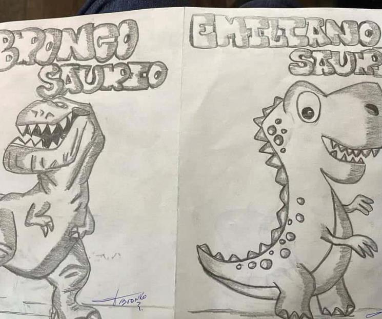 Envía Bronco cartas y dibujos a sus hijos