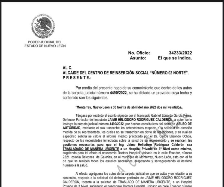 Interpondrá defensa de Bronco denuncia