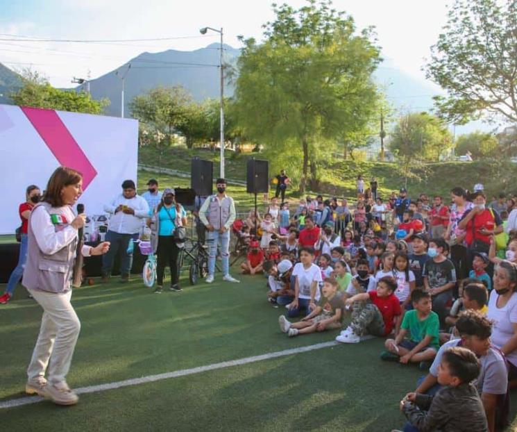 Encabeza Cristina festejos a niños