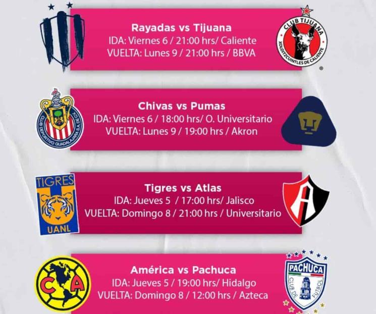 Confirman horarios para CF en Liga MX Femenil