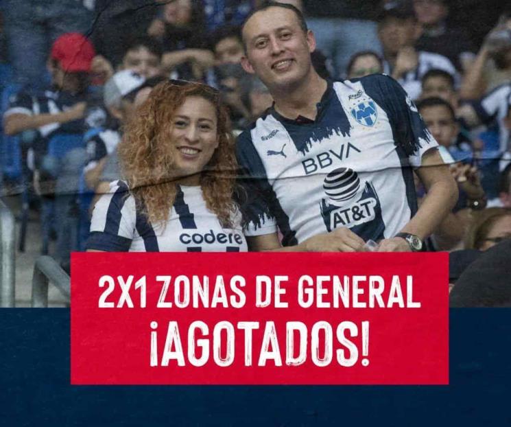 Se agotan en Rayados lugares en zona general para repesca