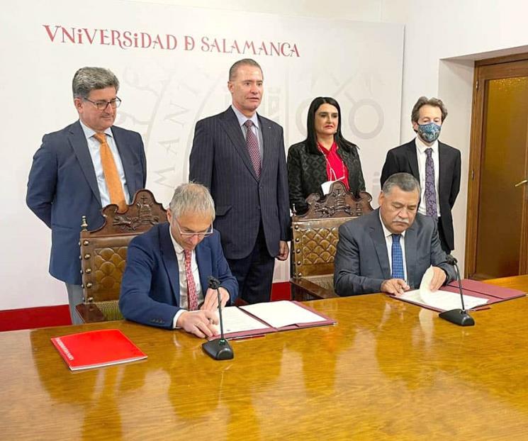 Renueva UANL convenio con Universidad de Salamanca