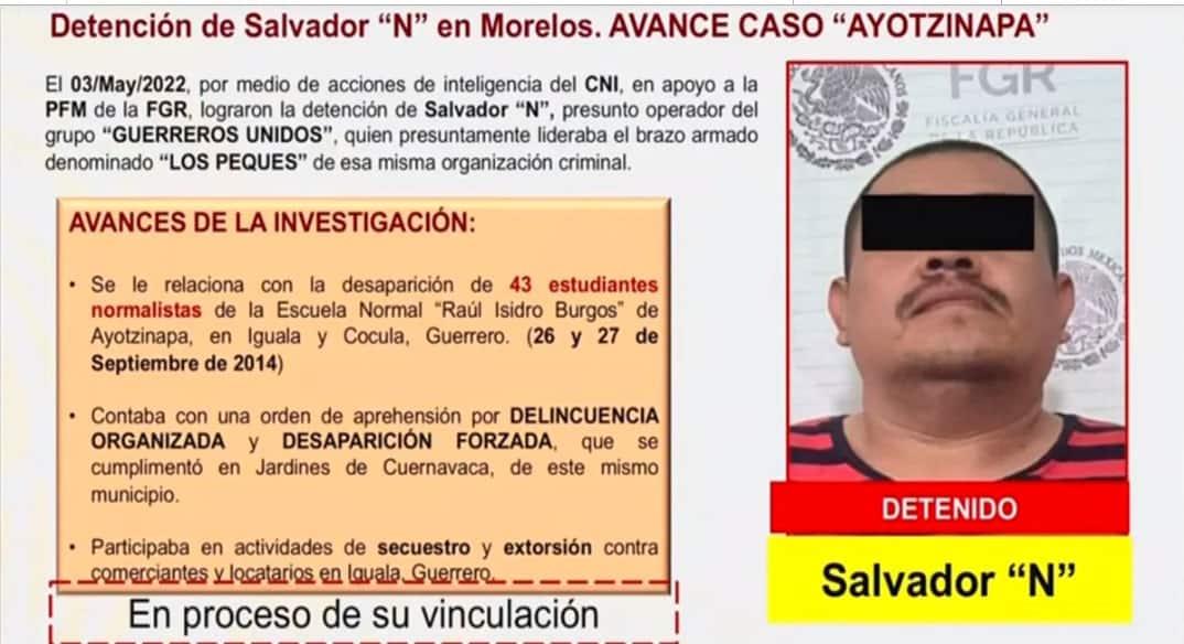 Detienen a presunto operador de Guerreros Unidos