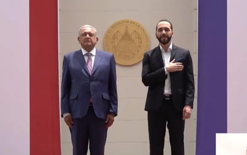 AMLO y Bukele se reúnen en El Salvador