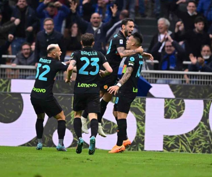 Remonta Inter y provisionalmente lideran en Italia