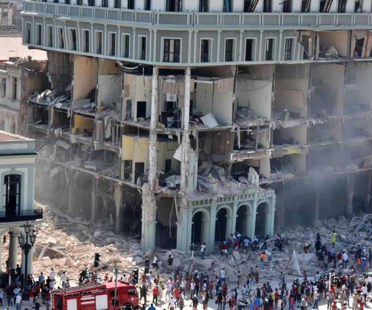 Sube a 9 cifra de muertos tras explosión en Hotel Saratoga