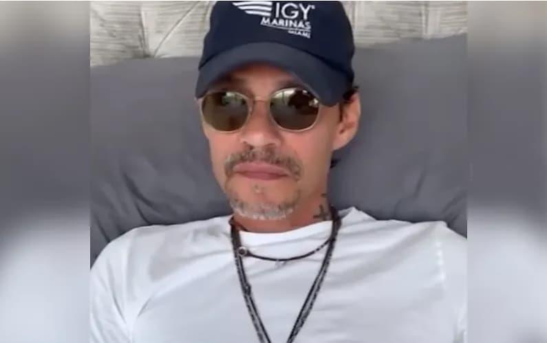 Marc Anthony reaparece tras sufrir accidente