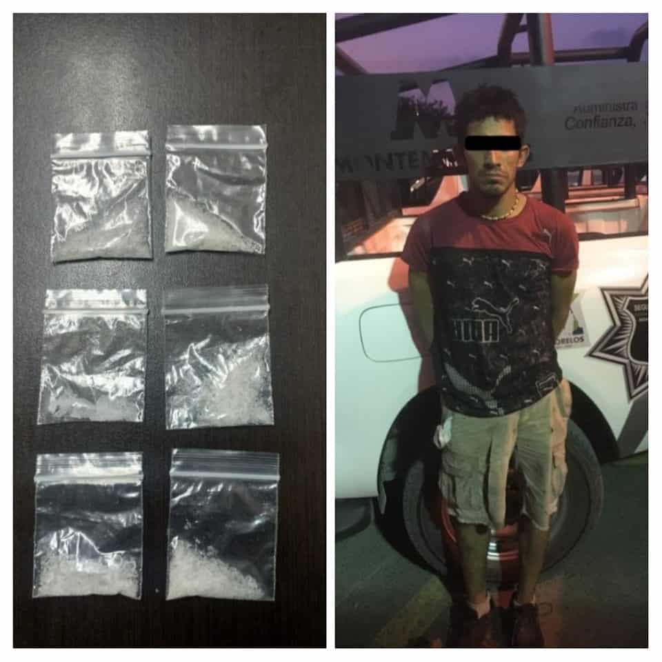 Logran la detención de un narcodistribuidor, que operaba en una plaza pública