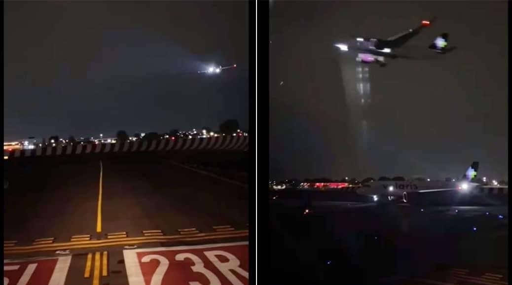 Revelan incidente entre dos aviones de Volaris en el AICM