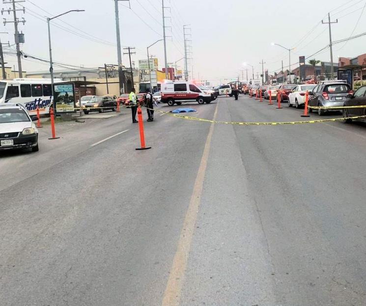 Muere atropellado hombre de la tercera edad en Apodaca