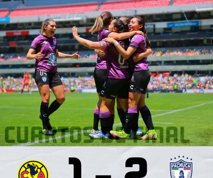 Elimina Pachuca a América en CF de Liga MX Femenil