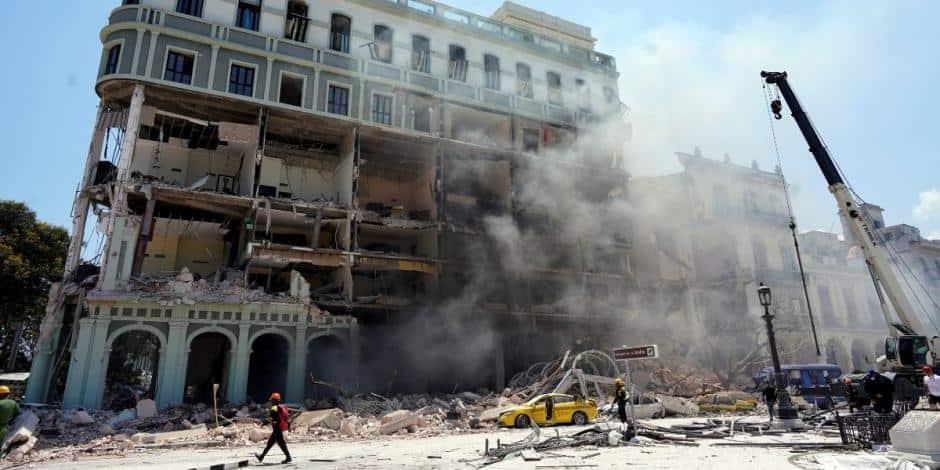Suman 40 fallecidos tras explosión en Cuba
