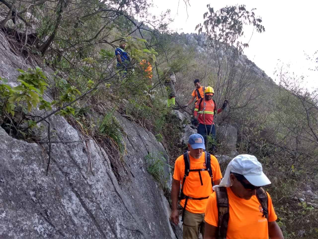 En diferentes hechos, siete personas fueron rescatadas durante el fin de semana en varios recorridos de senderismo