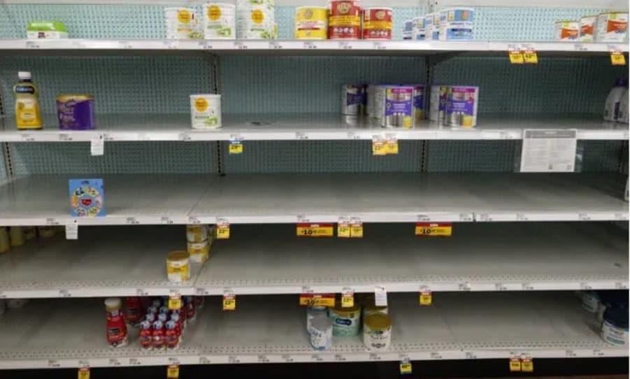 Vive EU escasez de leche para bebés