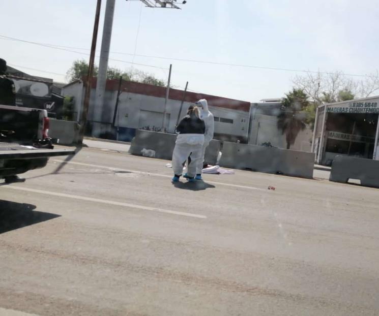 Muere mujer arrollada en Escobedo