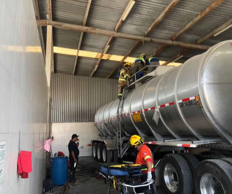 Sobrevive trabajador de milagro