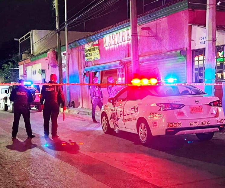 Balean a dos en bar de San Nicolás