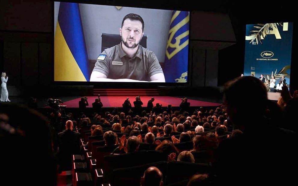 Abre Cannes con discurso de Zelensky