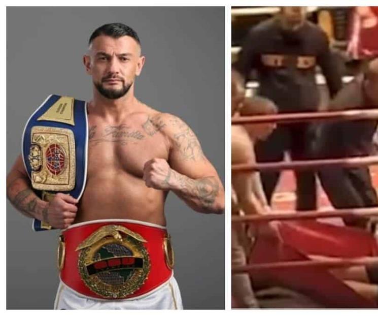 Muere boxeador en plena pelea