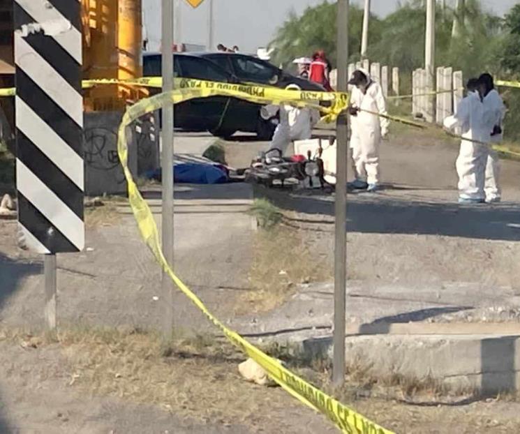Motociclista es ejecutado en García