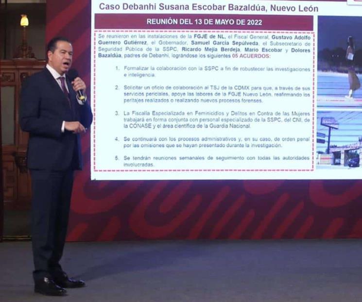 SSPC anuncia tercer peritaje en caso de Debanhi