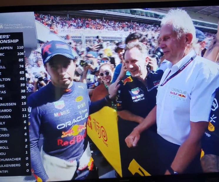 Explicará RB a Checo decisión de victoria de Verstappen