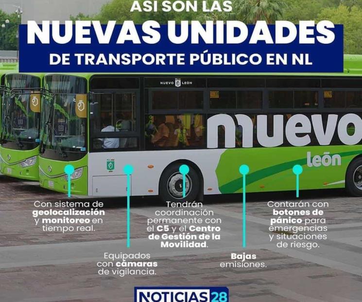 Reportan listas para operar 30 nuevas unidades de transporte