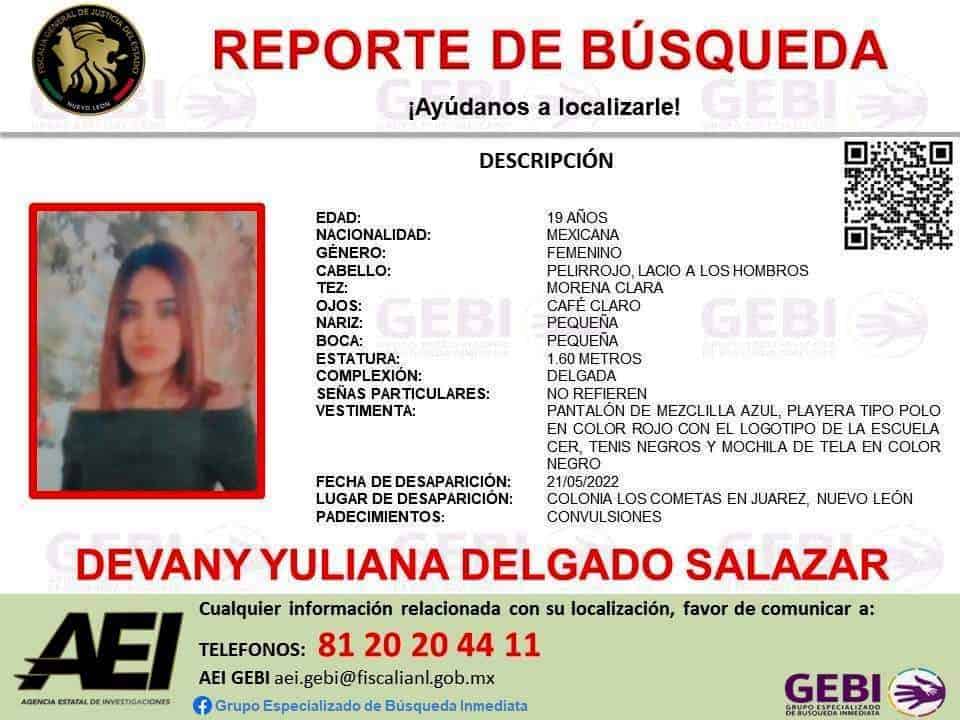 Nuevamente se prendieron las alertas, al reportarse la desaparición de una estudiante de una preparatoria particular