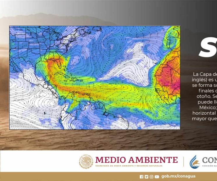 ¿Qué es y porqué llega a México la nube de polvo del Sahara?