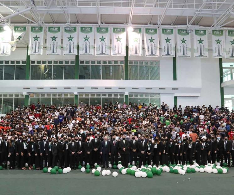 Refrendan estudiantes de FIME compromiso con la UANL