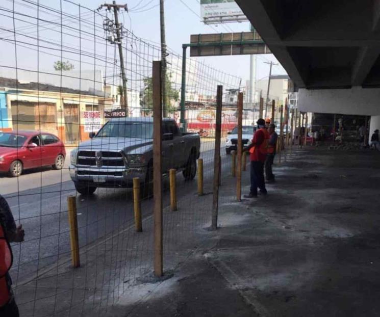 Rehabilitan bajo puente de Gonzalitos