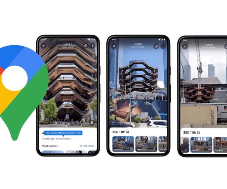 La máquina del tiempo de Street View llega a Google Maps