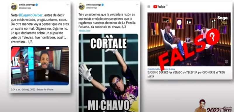 Falso que gobierno federal haya ordenado censurar a Derbez