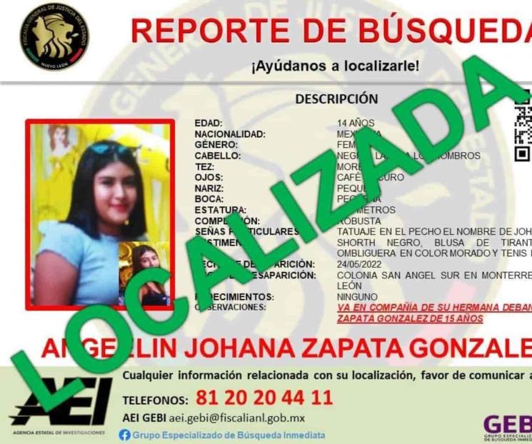 Mujeres con reporte de búsqueda son localizadas con vida