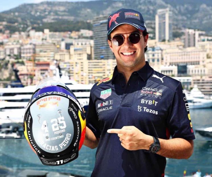 Es Checo el 3ro más veloz en P2 de Mónaco