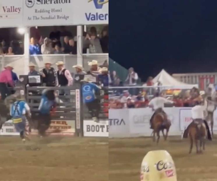 Lástima Toro a seis personas en rodeo en California