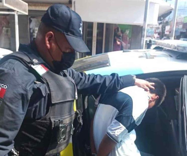 Cae menor por robo a comercio