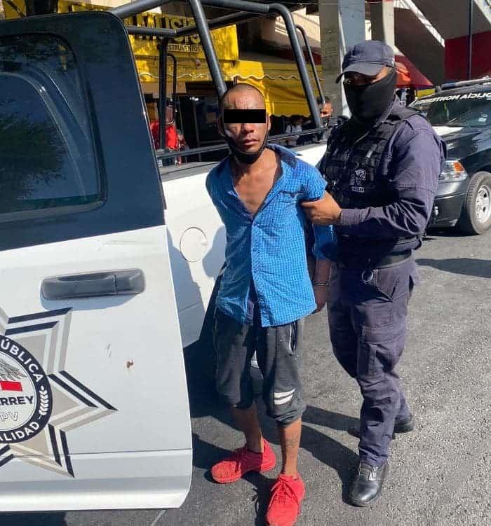 Cae en urbano con arma blanca y droga