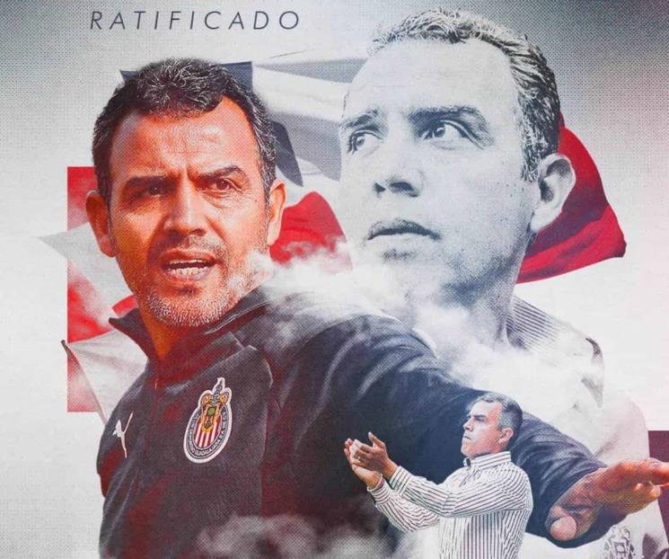 Ratifica Chivas a Cadena como DT para AP2022